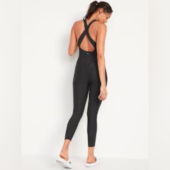 NWOT! Black PowerSoft Sleeveless Open-Back Bodysuit - TALL SIZES💕 - Picture 2 of 5